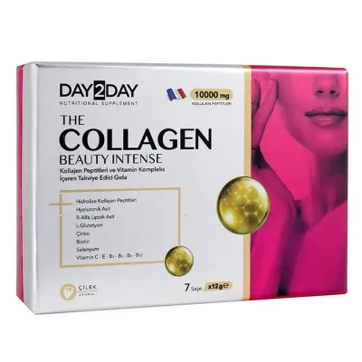 Day2Day The Collagen Beauty Intense Çilek Aromalı 30 Şase